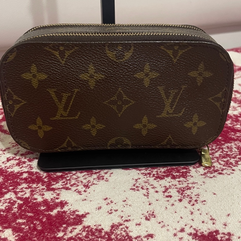 Louis Vuitton Brown Monogram Cosmetic Bag - Picture 2 of 13